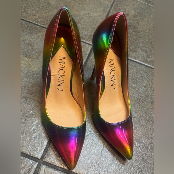 Mackin J Rainbow Heels US7.5 - Picture 9 of 13